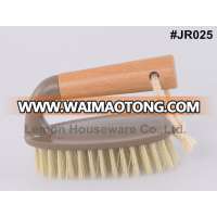 new products plastic all purpose scrub with bamboo handle brush cleaning brush floor carpet car dog hair brush