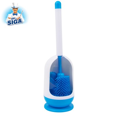 MR SIGA New Design Soft Rubber Silicone Toilet Brush