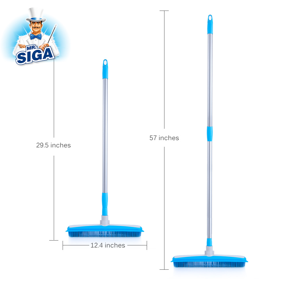 Mr Siga Pet Hair Removal Tool Desk Cleaning Brush Mini Broom Dustpan