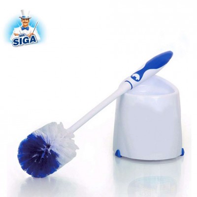 Mr.SIGA High Quality Corner Plastic Toilet Cleaning Brush Set