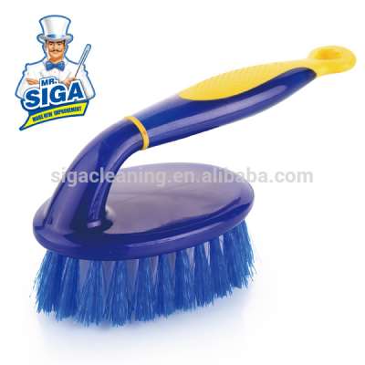 Non-slip Plastic Handle Scrubbing Round Clean Brush